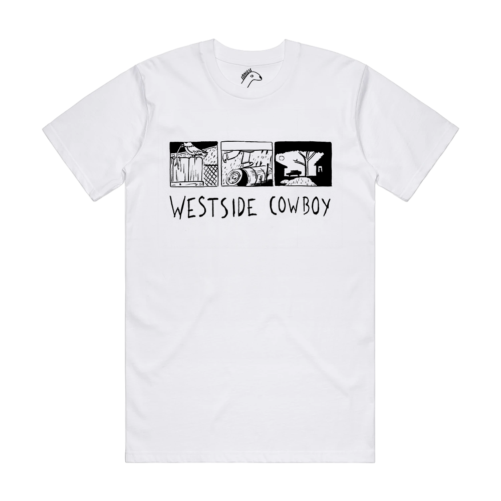 Westside Cowboy White T-Shirt