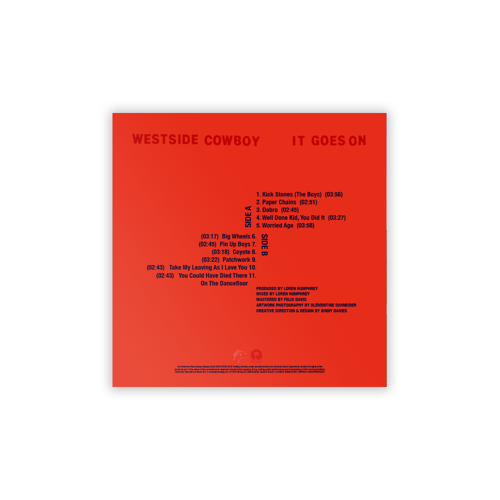 It Goes On Standard CD Back